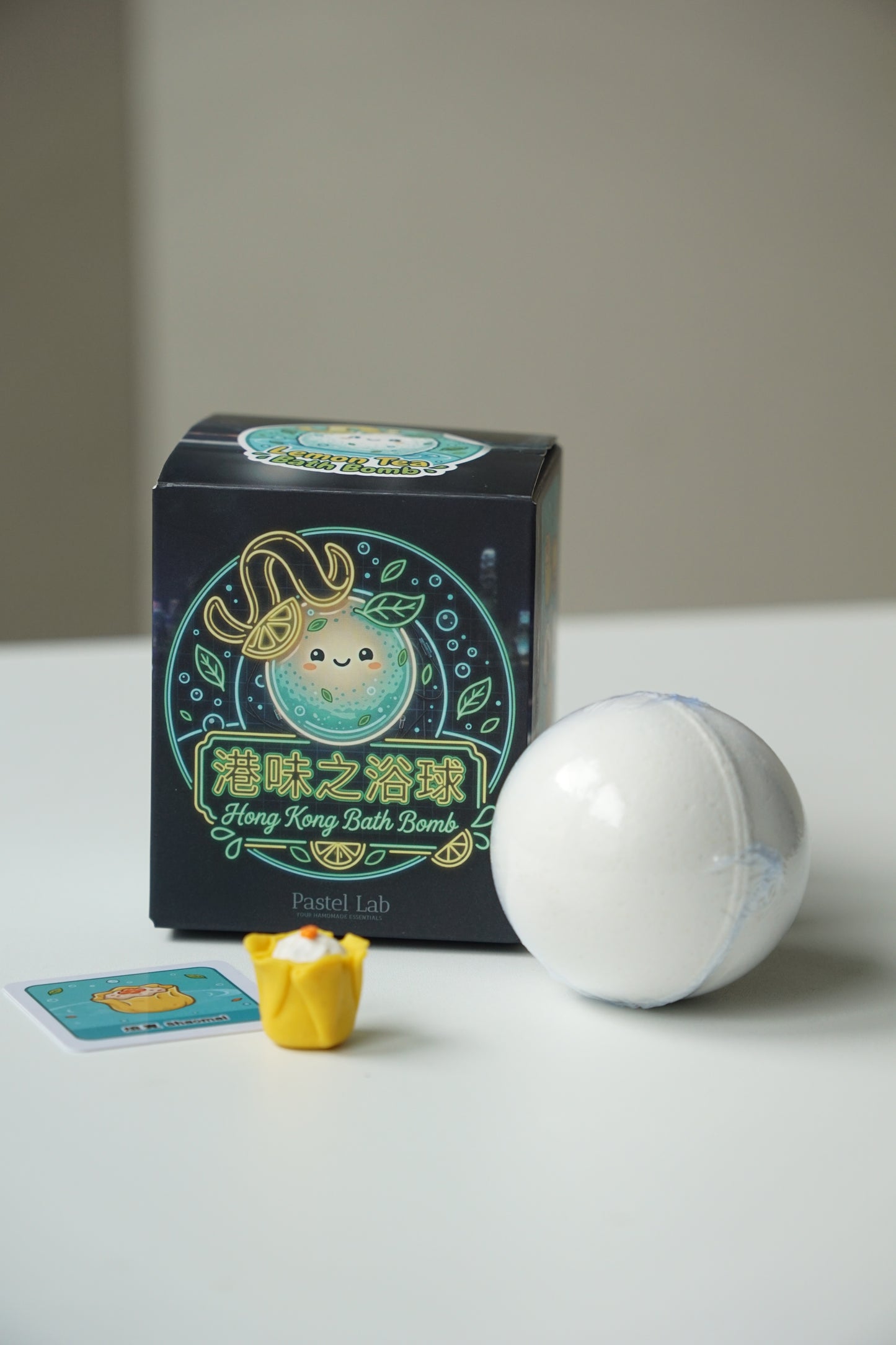 港味之浴球 Hong Kong Bath Bomb | 檸檬茶香浴球盲盒 Lemon Tea Bath Bomb Blind Boxes