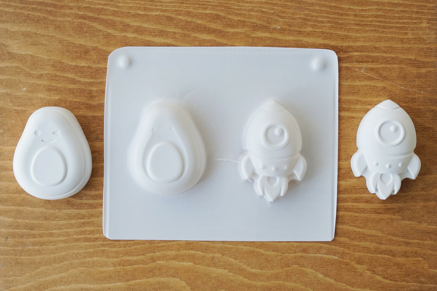 牛油果及火箭膠模具 Avocado & Rocket Plastic Moulds